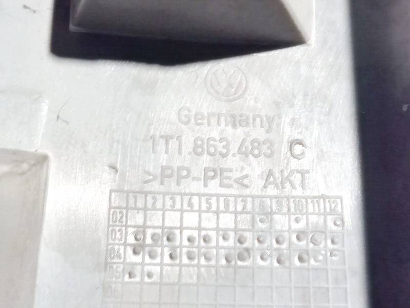 1T1863483C Volkswagen Caddy 2005 Listwa wykończeniowa progowa wewnętrzna - PRZEDNIE LEWE - Thumbnail 3