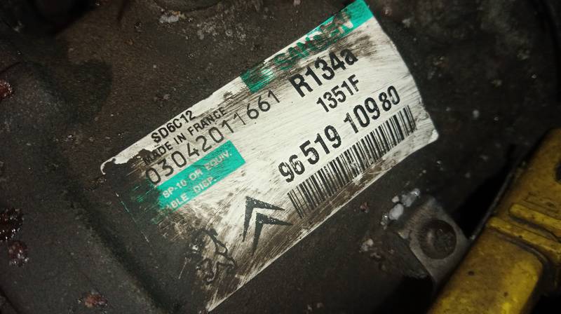 9651910980 Peugeot 307 2006 Kondicionieriaus siurblys - Thumbnail 4