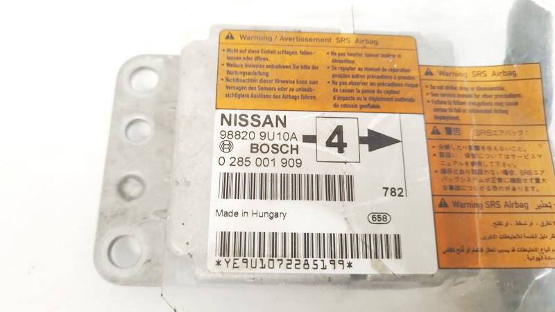 988209U10A Nissan Note 2007 srs-turvatyynyn tietokone – turvatyynyn ohjausyksikkö - Thumbnail 2