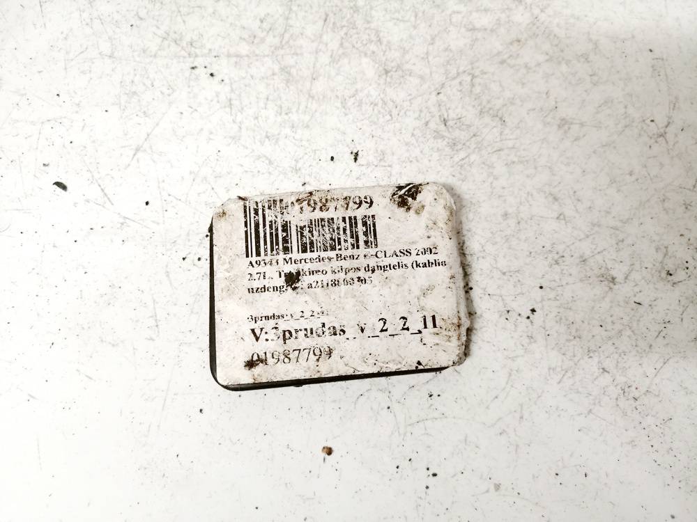 A2118800305 Mercedes-Benz E-CLASS 2002 Takapuskurin hinaussilmukan suojakansi - TAKANA