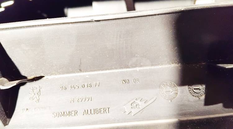 9634503877 Peugeot 307 2004 Handschuhfach - Thumbnail 2