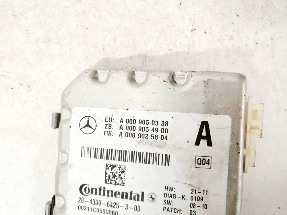 A0009050338 Mercedes-Benz E-CLASS 2013 Camera - FRONT - Thumbnail 3