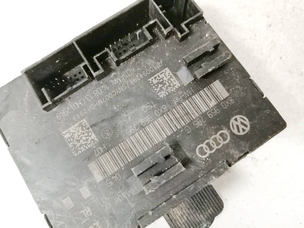 8X0959795C Skoda Superb 2013 Door control relay (DOOR CONTROL UNIT MODULE ECU ) - Thumbnail 3
