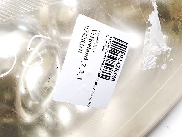 270606 Ford C-MAX 2003 Headlight - FRONT RIGHT - Thumbnail 2