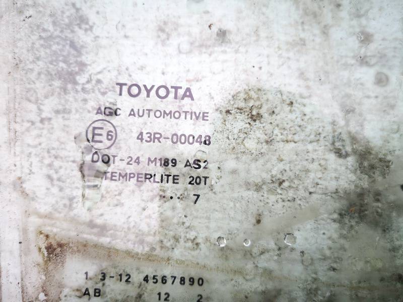 AS2 Toyota Auris 2007 Szyba drzwi - TYLNE PRAWE - Thumbnail 2