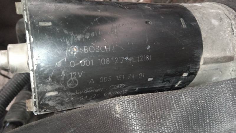 0001108217 Mercedes-Benz A-CLASS 2009 Anlasser - Thumbnail 4