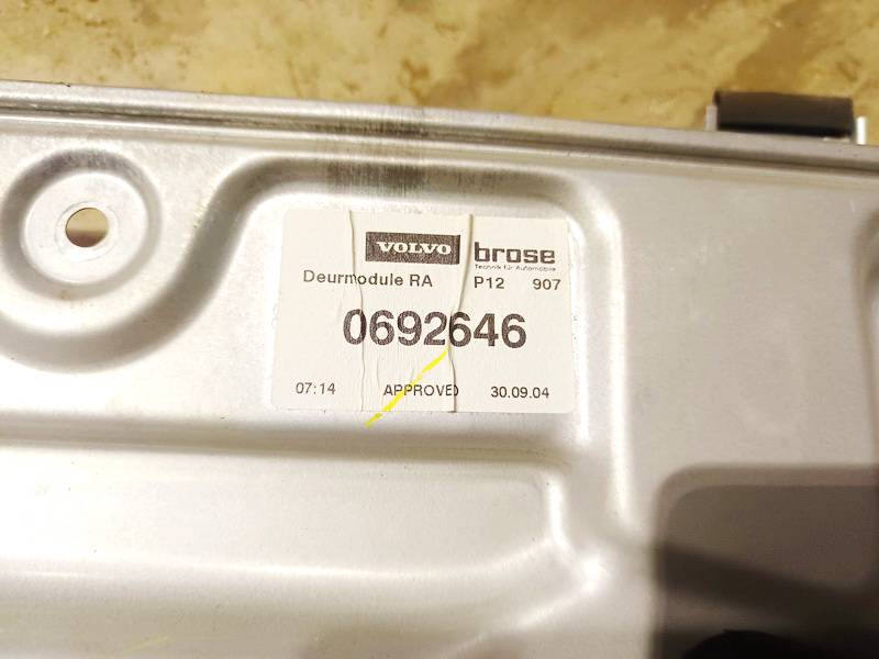 Volvo V50 2004 Oven Ikkunan Nostaja - TAKANA OIKEALLA - Thumbnail 3