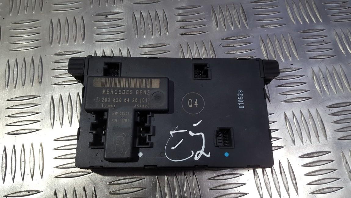 2038206426 Mercedes-Benz C-CLASS 2004 Door control relay (DOOR CONTROL UNIT MODULE ECU )