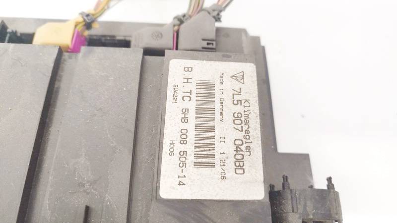 7L5907040BD Porsche Cayenne 2006 Klimata vadības panelis (sildītāja vadības slēdži) - Thumbnail 2