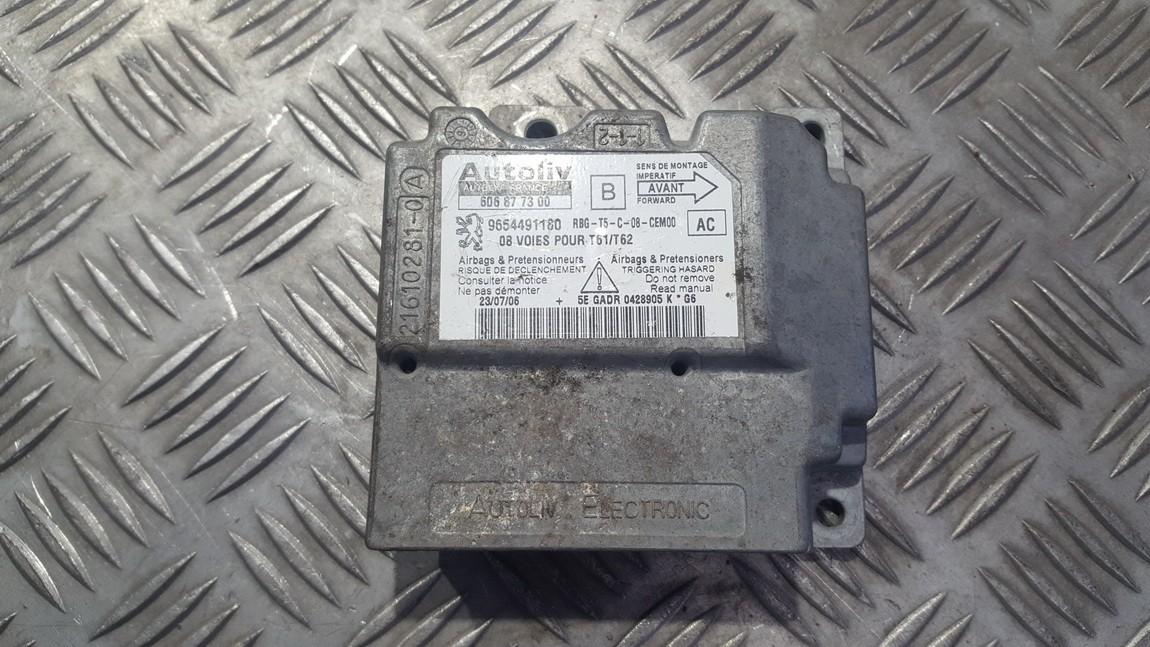 9654491180 Peugeot 307 2006 Airbag crash sensors module
