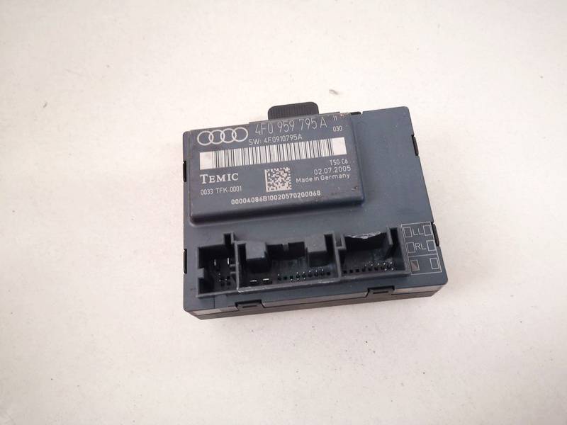 4F0959795A Audi A6 2005 Door control relay (DOOR CONTROL UNIT MODULE ECU )