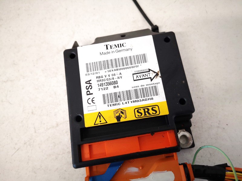 1491356080 used Airbag crash sensors module Fiat Ulysse 2002 2.2L