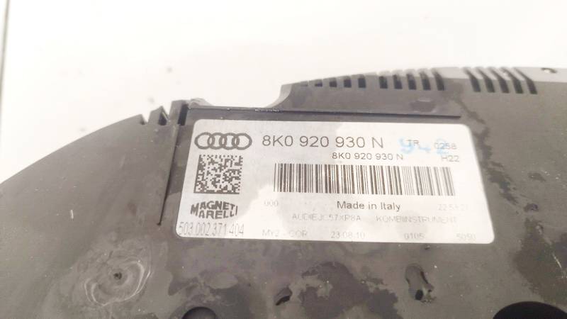 8K0920930N Audi A4 2011 Spidometras - prietaisu skydelis - Thumbnail 3
