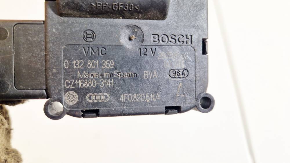 4F0820511A Audi A6 2005 Heater Vent Flap Control Actuator Motor - Thumbnail 3