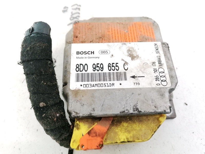 8D0959655C Audi A4 1997 SRS AIRBAG KOMPIUTERIS - ORO PAGALVIU VALDYMO BLOKAS - Thumbnail 2