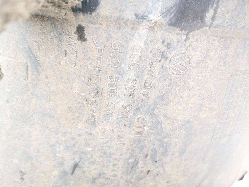 3C0805911 Volkswagen Passat 2006 Plastic Inner Fender - FRONT LEFT - Thumbnail 2