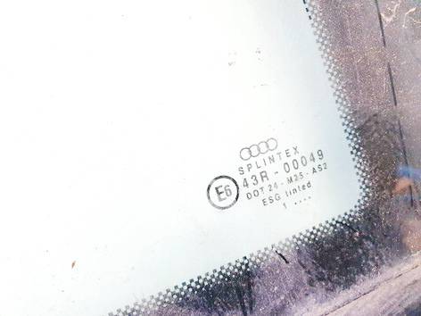 DOT24M25AS2 Audi A3 2001 Corner quarter window glass - REAR RIGHT - Thumbnail 3