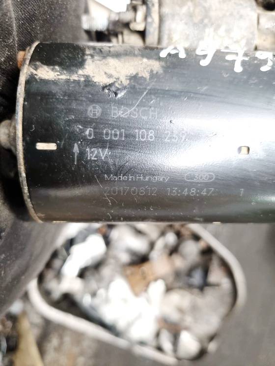 0001108239 Fiat Doblo 2009 Starter Motor - Thumbnail 4