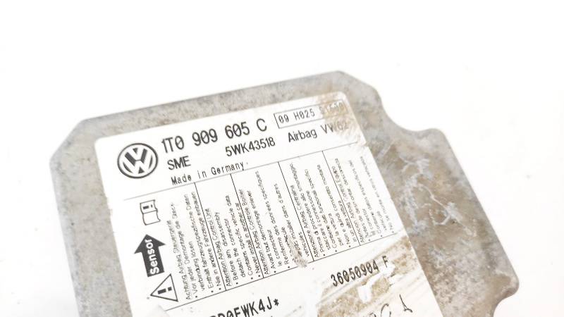 1T0909605C Volkswagen Touran 2005 Airbag crash sensors module - Thumbnail 3