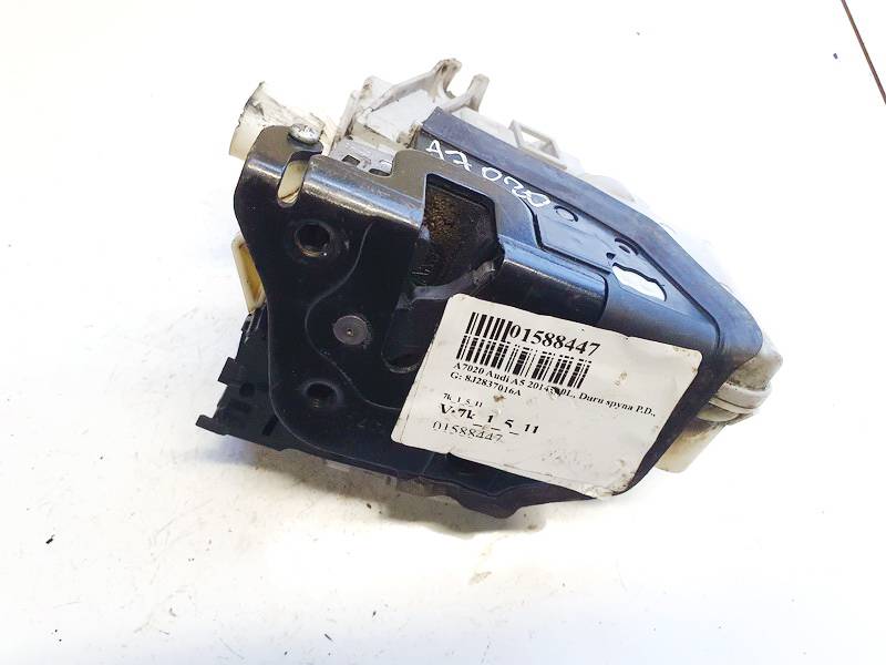 8J2837016A Audi A5 2014 Door Lock Mechanism - FRONT RIGHT - Thumbnail 3