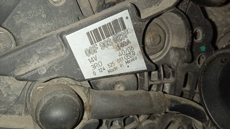 06F903023F Volkswagen Jetta 2007 Alternator - Thumbnail 4