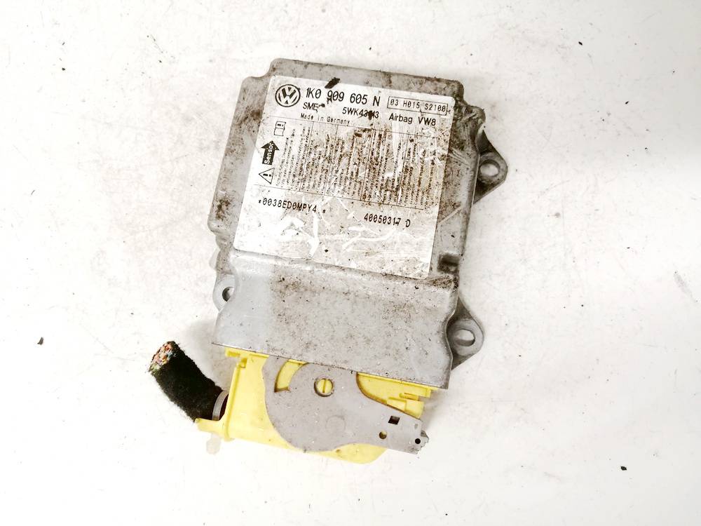 1K0909605N Seat Altea 2005 Komputer SRS airbag – moduł sterujący poduszek powietrznych