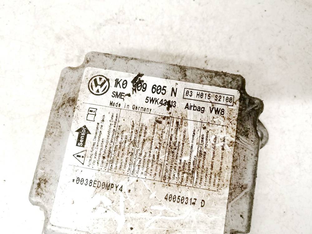 1K0909605N Seat Altea 2005 Airbag crash sensors module - Thumbnail 3