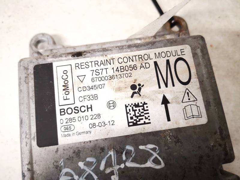 7S7T14B056AD Ford Mondeo 2008 Komputer SRS airbag – moduł sterujący poduszek powietrznych - Thumbnail 2