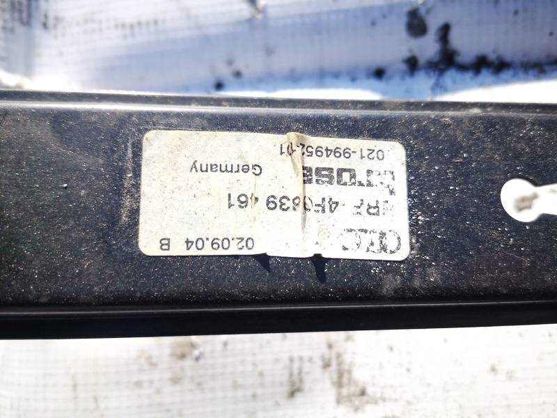 4F0839461 Audi A6 2001 Door winder mechanism (Window Regulator) - REAR LEFT - Thumbnail 4