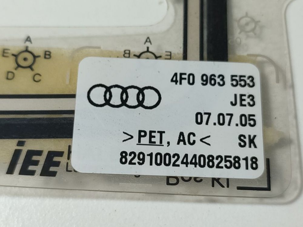 4F0963553 Skoda Fabia 2007 Seat heating element - Thumbnail 4