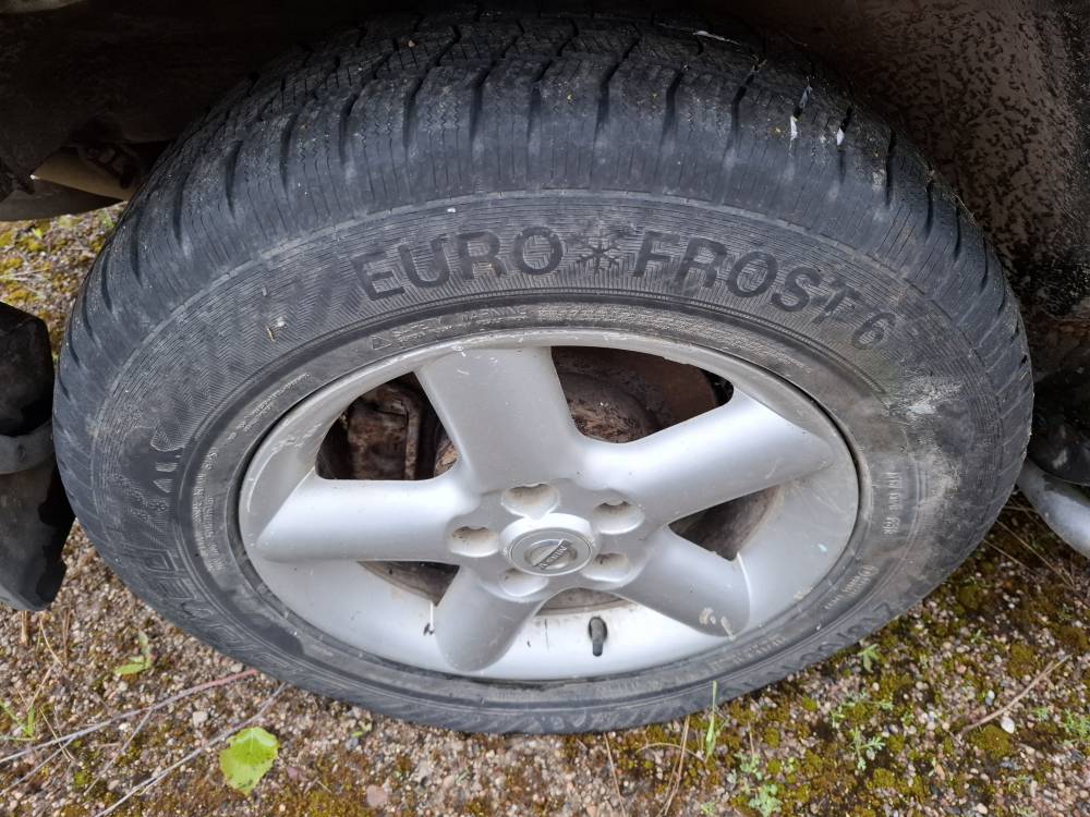 5X114.3 Nissan X-Trail 2002 Komplet Kół Zimowych R16 - Thumbnail 2