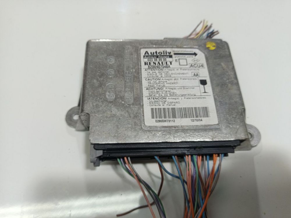 8200407548A Renault Megane 2004 Airbag crash sensors module - Thumbnail 2