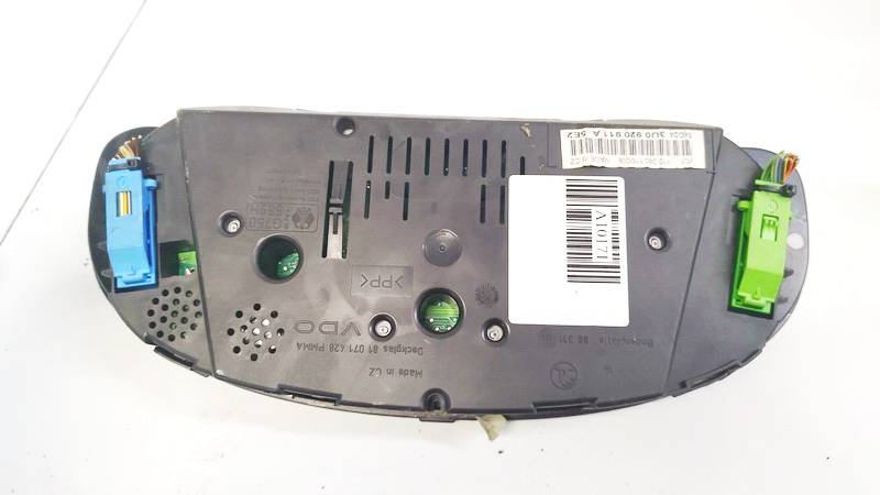 3U0920911A Skoda Superb 2005 Spidometrs – instrumentu panelis - Thumbnail 2