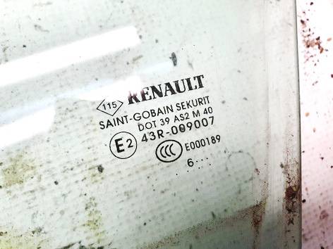 DOT39AS2M40 Renault Zoe 2016 Боковое окно - передний левый - Thumbnail 3