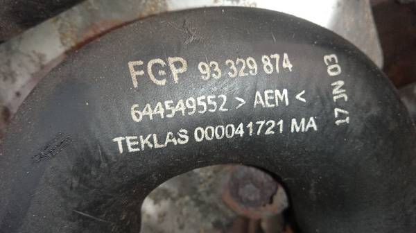 93329874 Opel Meriva 2004 Wąż intercoolera - Thumbnail 3