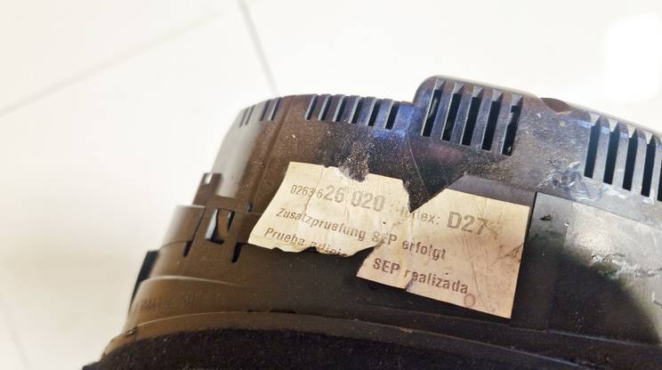 0263626020 Audi A4 2001 Spidometras - prietaisu skydelis - Thumbnail 3