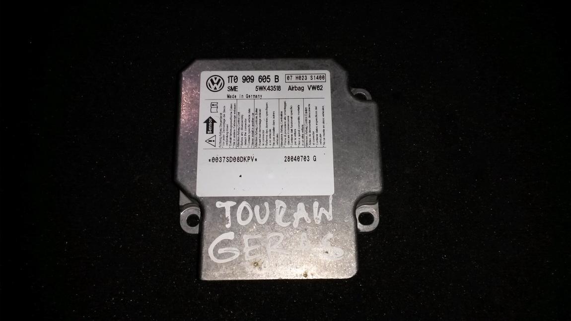 1T0909605B Volkswagen Touran 2005 Airbag crash sensors module