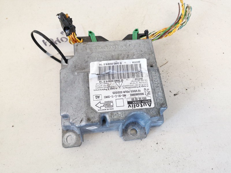 9655880880 Peugeot 407 2004 Airbag crash sensors module
