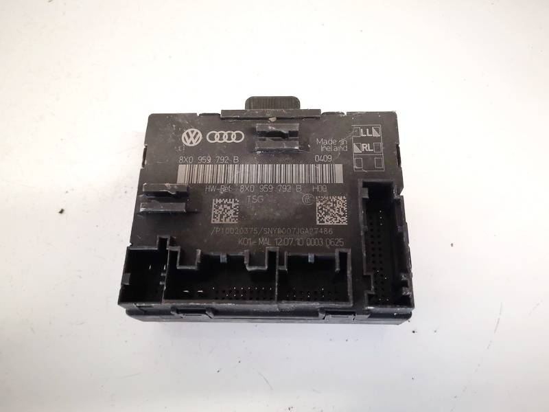 8X0959792B Skoda Superb 2011 Блок управления двери