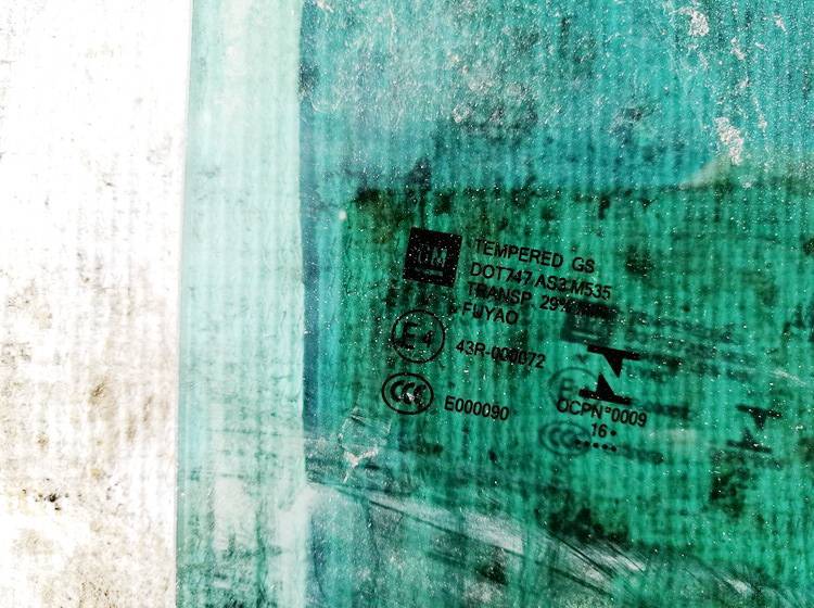 43R000072 Opel Crossland X 2017 Door-Drop Glass - REAR RIGHT - Thumbnail 2