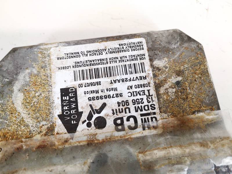 13256904 Opel Corsa 2007 Airbag crash sensors module - Thumbnail 2