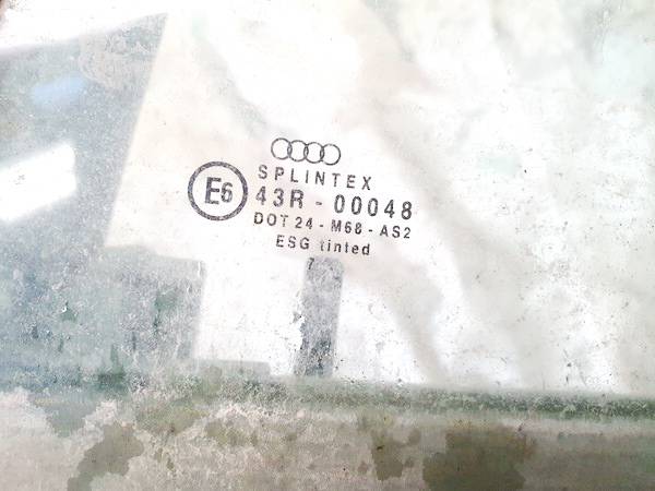 DOT24M68AS2 Audi A4 1997 Durvju stikls - AIZMUGURE PA KREISI - Thumbnail 3