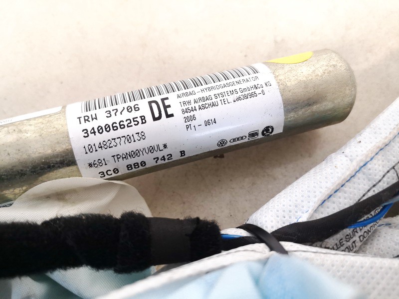 3C0880742B Volkswagen Passat 2006 Stogo SRS P.D. - Thumbnail 2