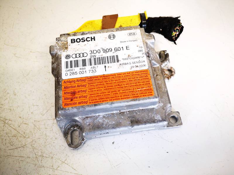 3D0909601E Porsche Cayenne 2006 srs-turvatyynyn tietokone – turvatyynyn ohjausyksikkö