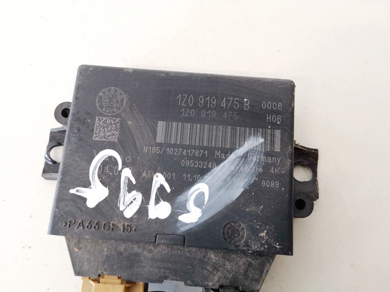1Z0919475B Skoda Octavia 2010 Control Unit Parking (Parking Assist Module) - Thumbnail 2