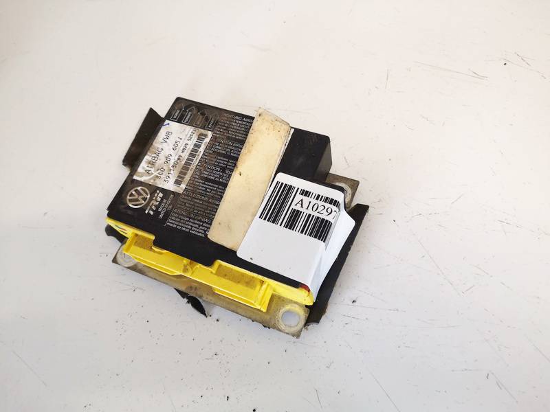 3C0909605J Volkswagen Passat 2006 SRS AIRBAG KOMPIUTERIS - ORO PAGALVIU VALDYMO BLOKAS