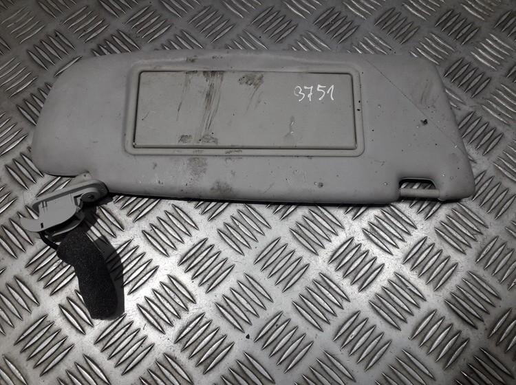 3B0857552 Audi A4 1996 Sun Visor, With Light and Mirror and Clip