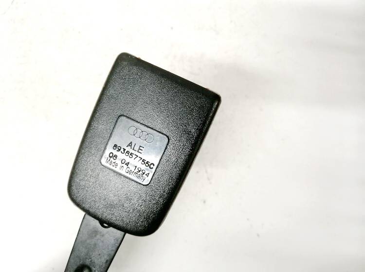 893857755C Audi 80 1994 Seat belt holder (Seat belt Buckle) - FRONT RIGHT - Thumbnail 3