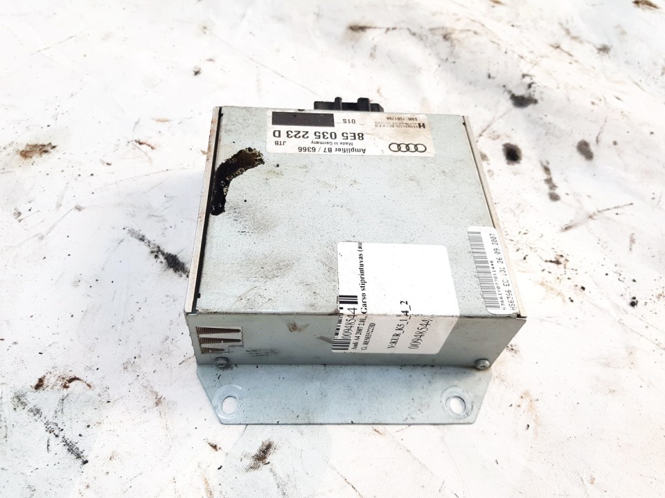 8E5035223D Audi A4 2007 Audio amplifier (Radio Stereo Amplifier)