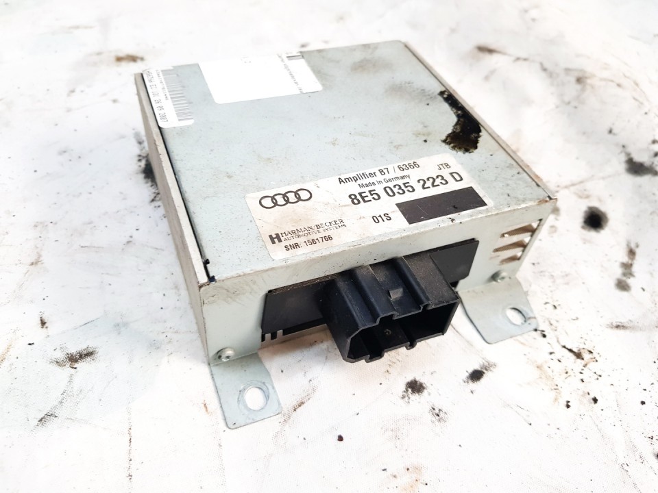8E5035223D Audi A4 2007 Audio amplifier (Radio Stereo Amplifier) - Thumbnail 3